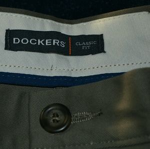 Dockers Classic Fit Grey Khakis